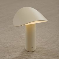 GEJST LED rechargeable table lamp Lium, light yellow, 2,700 K, USB