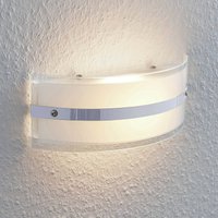 Lindby Zinka glass wall lamp Zinka with LED, 25 cm