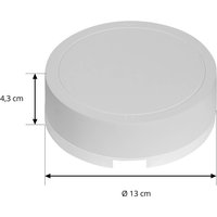 Lindby LED driver Lumaro, white, Ø 13 cm, 100W