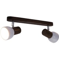 Envostar Nale spot pour plafond 2 lampes pin noyer