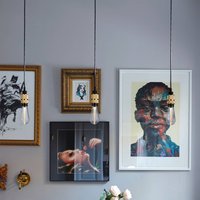 Buster + Punch Hooked 1.0 nude hanging light brass