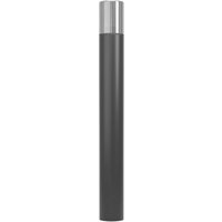 EGLO Wegeleuchte CROPANI, schwarz/grau, Höhe 80 cm, IP54 E27