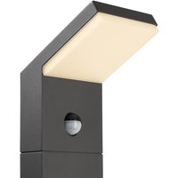 Deko-Light Tucanae LED sensor path light, grey Height 100 cm IP54 Metal