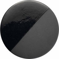 Ferroluce PI pendant light, cylindrical, Ø 8 cm, black