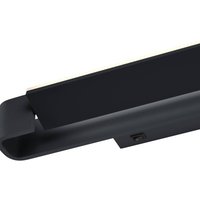 HELL LED-vägglampa Box, roterbar, svart