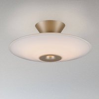 Paul Neuhaus Elipsa LED ceiling lamp, white/bronze, Ø 35 cm