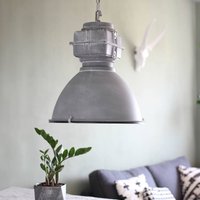 Steinhauer Mexlite Densi hänglampa, grå, Ø 47 cm, metall