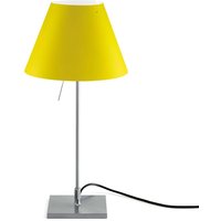 Luceplan Costanzina table lamp alu, canary yellow