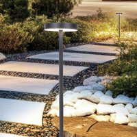 Viokef lampe pour socle LED Tango gris foncé Hauteur 50 cm Métal, piquet