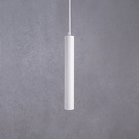 Deko-Light Slim LED pendant light, white, aluminium, 2,700 K