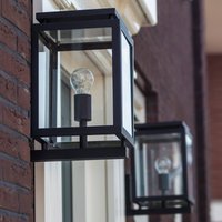 K.S. Verlichting Outdoor wall light en Vecht, 37 cm, black