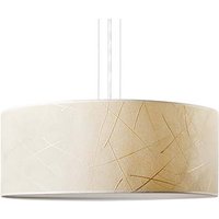 LeuchtNatur Discus hanging light 35cm leaves white