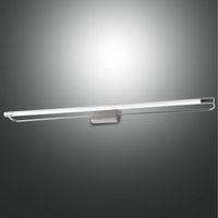 Rapallo LED-væglampe, krom, IP44, 80 cm