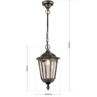 ORION Fabio Pendant Light for Outside