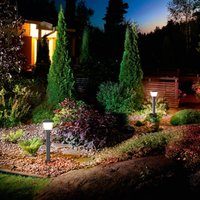 Fabas Luce Borne lumineuse Lena, 60 cm, gris foncé, métal, E27, IP65