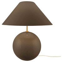 Globen Lighting bordslampa IRIS, brun, höjd 39 cm