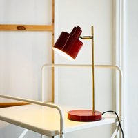 Dyberg Larsen Ocean table lamp, dark red, height 43 cm