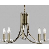 Searchlight 5 lampes Suspension Ascona dans un style antique