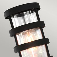 Elstead Hornbaek pillar light, black