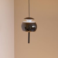 LOOM DESIGN Suspension LED Parachute, noir Ø 9,6 cm aluminium