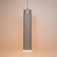 LED-pendellampe med batteri, Hang, hvid, plast, dæmpbar