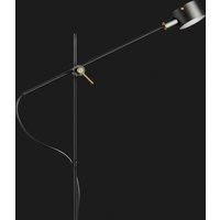 Oluce G.O. 352 LED-golvlampa, svart