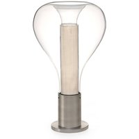 LZF Eris LED-Tischlampe Glas aluminium/elfenbein