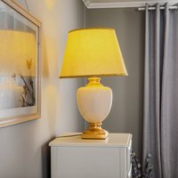 ONLI Mozart table lamp in ivory/gold