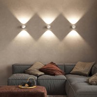 Top Light Puk Maxx Wall, LED, lentilles transparentes, blanc mat