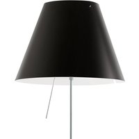 Luceplan Costanza golvlampa D13ti, aluminium/svart