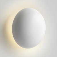 MARSET Babila LED-utomhusvägglampa Ø28 cm vit