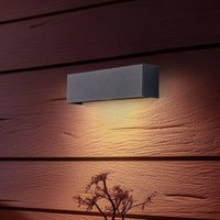 Nowodvorski Lighting Vägglampa Straight XS, bredd 26 cm, grafit