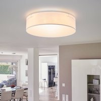 Smartwares Taklampa Ceiling Dream, Ø 40 cm, textil, vit