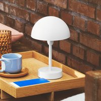 Nordlux Lampe à poser LED rechargeable Ellen To-Go, blanc, aluminium