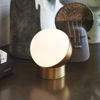 Beacon Lighting Beacon table lamp Mikoh, antique brass-coloured metal, glass