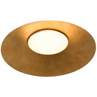 kdln LED ceiling lamp Kate, 3,000 K, gold-coloured, Ø 87 cm