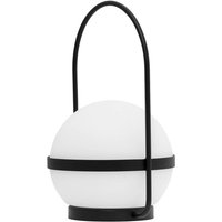 Dyberg Larsen LED-Solarlampe Summer, weiß/schwarz Höhe 26 cm