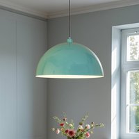 Opviq Kure pendant light, turquoise, metal, Ø 60 cm, E27