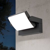 ORION LED-utomhusvägglampa Ginger, IP54, CCT antracit