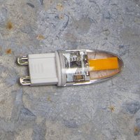 STAR TRADING Bi-pin LED bulb, G9, 1.8 W, clear, 2,800 K, dimmable, 200 lm