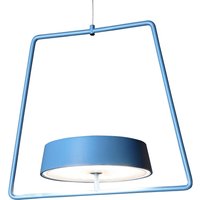 LED-Hängeleuchte Miram mit Akku, dimmbar, blau