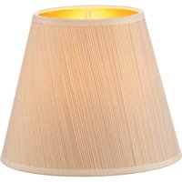 Duolla Lampskärm Sofia höjd 15,5 cm vit/guld randig