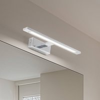 TK Lighting Applique murale LED Gallery couleur chrome Métal Largeur 41,5 cm IP44