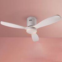 Schuller Valencia Ventilateur de plafond LED Siroco Mini, DC, silencieux, blanc, CCT