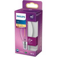 Philips LED Classic kronljuslampa E14 B35 1,4 W