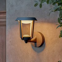 Philips Nuvy LED outdoor wall light, anthracite, metal, IP44