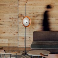 Milan Iluminación Milan Wire golvlampa Ø 38 cm koppar metallic/antracit