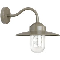 K.S. Verlichting Taupe-coloured outdoor wall light Dolce