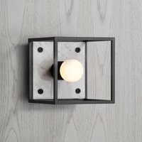 Buster + Punch Caged Wall small marmor vit