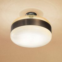 Vistosi Murano glass ceiling light Futura, bronze